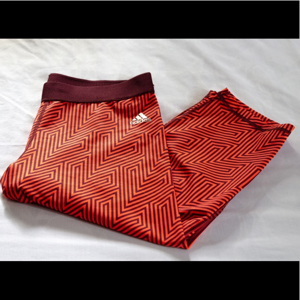 Adidas Cropped Athletic Leggings